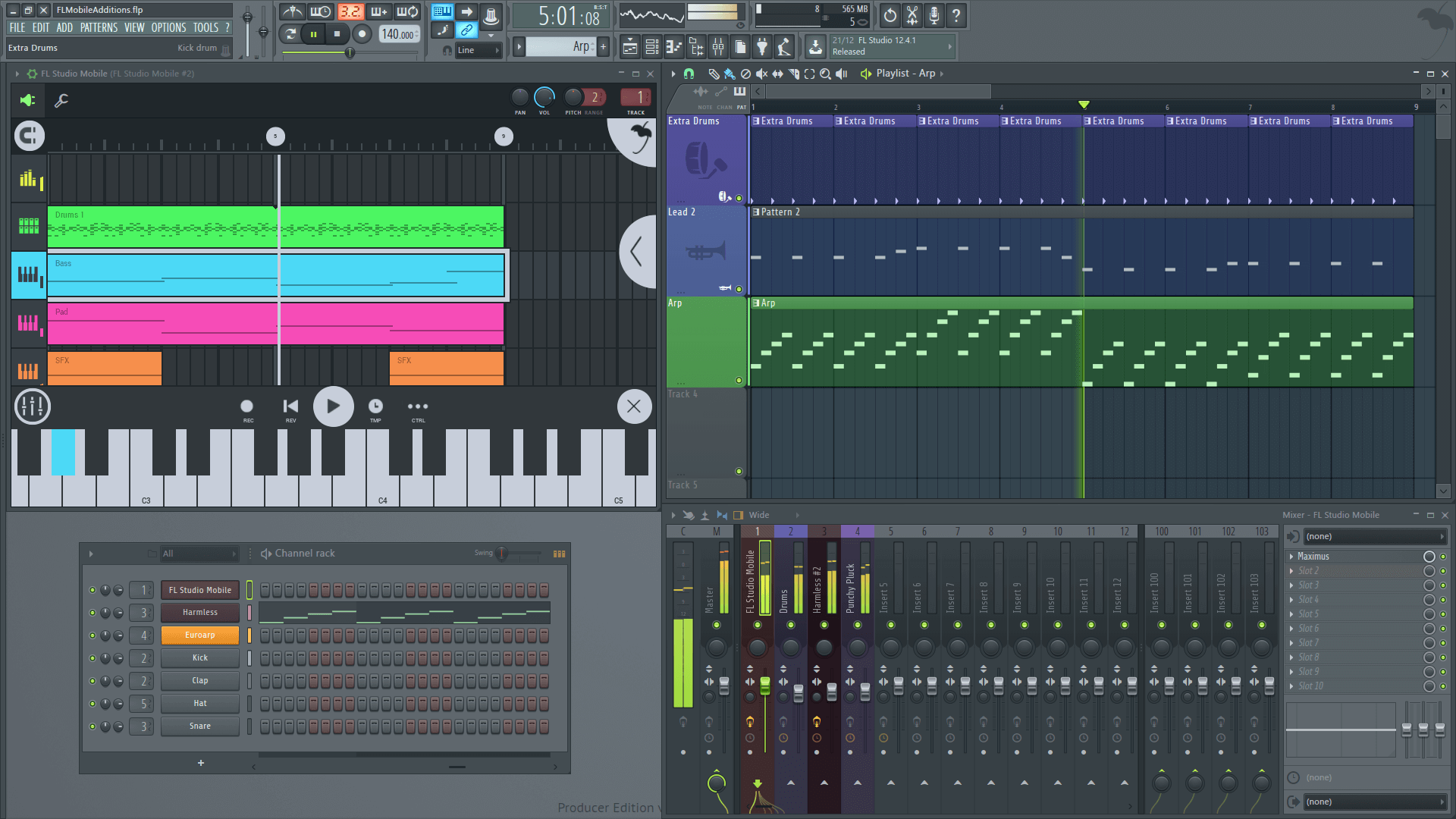 FL Studio Mobile Cкачать бесплатно полную версию 2025 v3.3.2