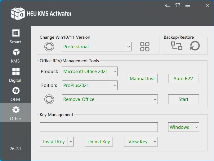 HEU KMS Activator Windows 7 на русском 2025 v42.3.1