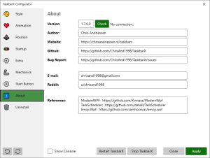 TaskbarX 1.7.9.0 для Windows + x64 на русском [2026] Cкачать
