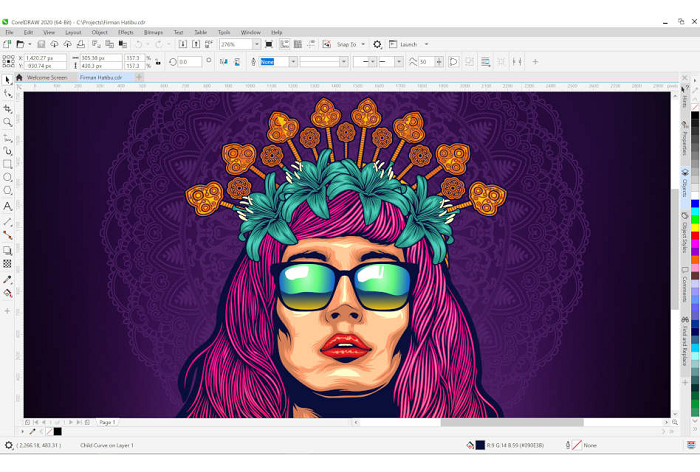 Скачать CorelDraw + Crack 25.2.1.313 + Rus + серийный номер