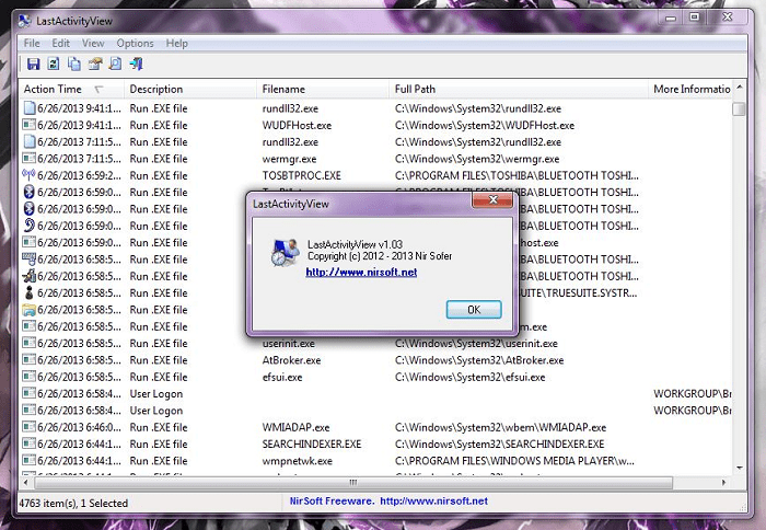 LastActivityView 1.37 скачать на Русском бесплатно [2026]