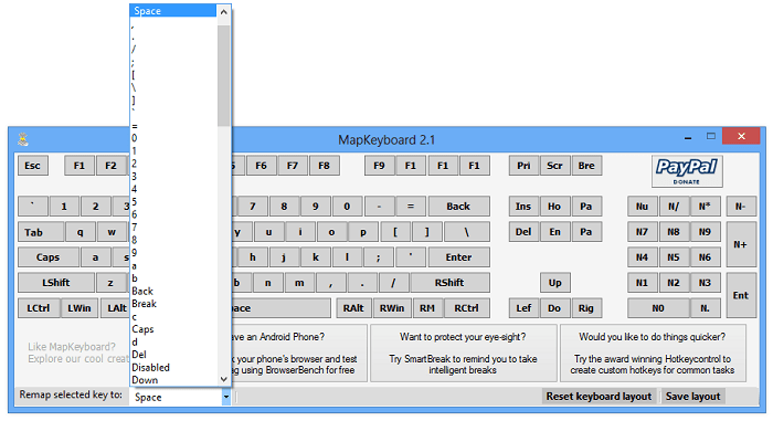 MapKeyboard 2025 v2.1 скачать бесплатно для Windows русском