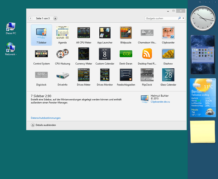 скачать бесплатно 8GadgetPack 2025 v39.0 на русском языке