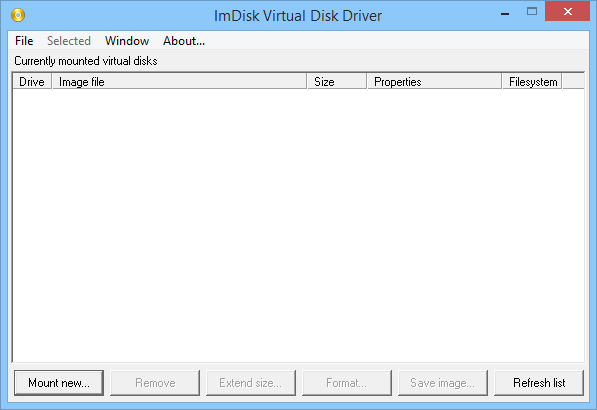 ImDisk Virtual Disk Driver 2.0.10 для Windows Скачать [русском]