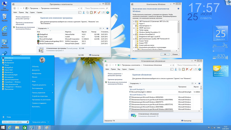 Скачать лучшие сборки Windows 8-8.1 без торрент [2025]