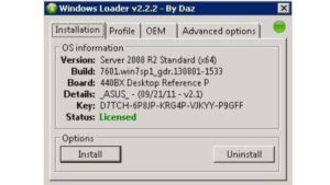 Windows Loader 2.2.2 Cкачать - бесплатно by DAZ [на русском]