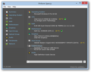 Скачать Speccy 1.33.079 для Windows ПК бесплатно на Русском