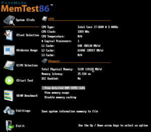 Скачать Passmark Memtest86 Pro v11.7 Build 1000 для Windows ПК бесплатно на Русском