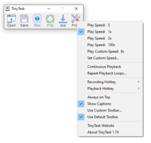 Скачать TinyTask v1.77 для Windows ПК бесплатно на Русском