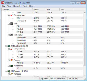 Скачать CPUID HWMonitor Pro 1.58 для Windows ПК бесплатно на Русском