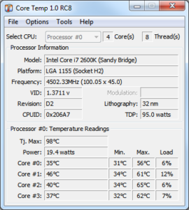 Скачать Core Temp 1.20.1.150 для Windows ПК бесплатно на Русском