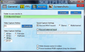 Скачать Fraps 3.5.99 Build 15625 для Windows ПК бесплатно на Русском