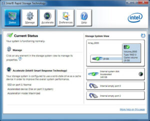 Скачать Intel Rapid Storage Technology (RST) 21.1.0.1006.2 для Windows ПК бесплатно на Русском