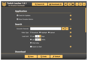 Скачать Twitch Leecher 3.7.4 для Windows ПК бесплатно на Русском